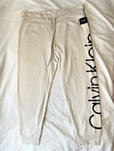Calvin Klein Performance Jogginghose Herren Large weiß rn 54163 Jogginghose Logo - Bild 1 von 5