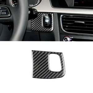 Para Audi A4 B8 A5 8T S5 2008-2015 motor de fibra de carbono arranque llave marco cubierta borde - Imagen 1 de 9