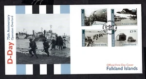 Falkland Islands - 2019 D-Day 75th Anniversary First Day Cover - Picture 1 of 2