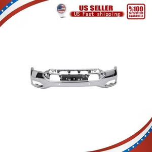 For 2016-2018 GMC Sierra 1500 - Direct Fit Chrome Bumper w/Sensor Ports - Picture 1 of 8