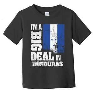 Camiseta I'm A Big Deal In Honduras Divertida Bandera Hondureña Infantil Niño Pequeño - Imagen 1 de 2