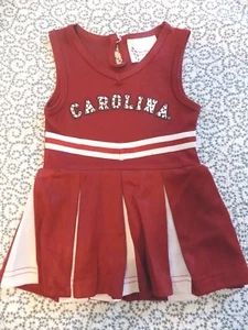 Two Feet Ahead einteiliges Carolina Cheer Kostüm/Uniform/Kleid ~ Größe 6 Monate - Bild 1 von 1