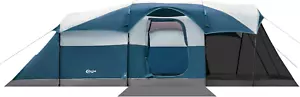 6/8/10 Personen Familien Camping Zelt mit Sichtschutz Raum, Wasserdicht Big Tunnel T - Bild 1 von 1