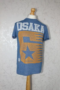 Superdry Men's Osaka 6 Blue T-Shirt Size Large - Picture 1 of 6