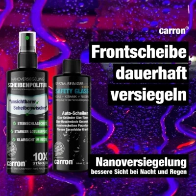 Windscreen Polish Nano Sealer Professional Set Permanent Lotus Effect or Micro Scratches - Image 1 of 4