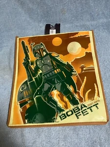DISNEY STAR WARS Boba Fett (BOUNTY HUNTER) Shopping Tote Bag NEW WITH TAGS - Picture 1 of 3