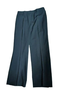 Lafayette 148 New York Damen hohe Leibhöhe gerade schwarze Wollhose flach Größe 8 - Bild 1 von 11
