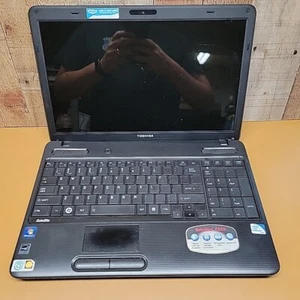 Destroyed Dead Junk Toshiba Satellite C655D-S5210 15.6" Laptop Parts Repair - Picture 1 of 9