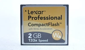 Lexar Professional 2GB 133x CF Compact Flash Camera Memory Card - Picture 1 of 1