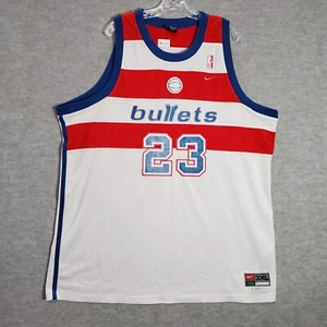 VINTAGE Washington Bullets Men Jersey 3XL Logo Nike Michael Jordan 23 READ - Picture 1 of 11
