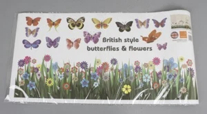 Walplus Wandaufkleber Schmetterlinge Gras Wandtattoo Kinderzimmer 170cm SS2-TAT - Bild 1 von 4