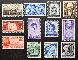 ITALIA REPUBBLICA annata 1949 MNH annata non completa 12 valori - Picture 1 of 1