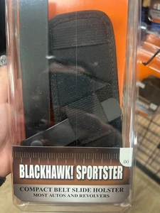 Blackhawk Sportster Compact Belt Slide Holster Size 00 B990260BK Auto & Revolver - Picture 1 of 2