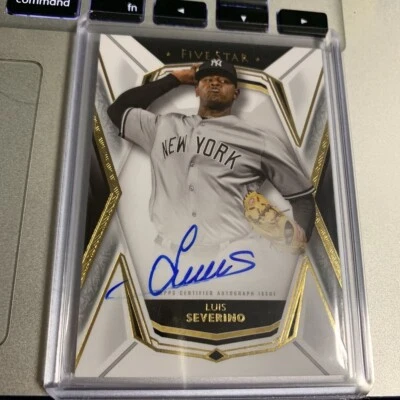 Luis Severino 2019 TOPPS five star AUTO Signatures  MLB New York Yankees MLB Fre - Image 1 of 4