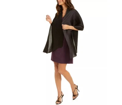 Envoltura de noche plisada negra Calvin Klein talla única 0203 Foto 1 de 2