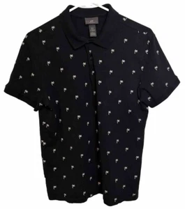 Camisa de playa H&M Palm Tree negra - Imagen 1 de 7