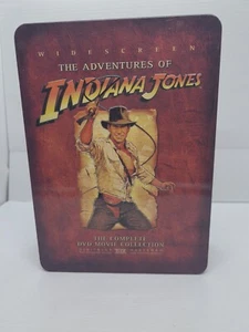 Indiana Jones Complete DVD Movie Collection - RARE Metal Tin Edition R4 DVD VGC - Picture 1 of 13