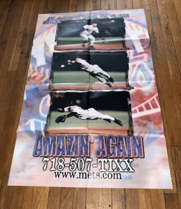 NY METS 2000 29x44 inch SUBWAY POSTER REY ORDONEZ Rare - Picture 1 of 1