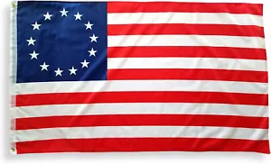 Betsy Ross US Flag 3x5 ft 13 Stars 1776 Colonial Historical American USA Banner - Picture 1 of 6