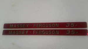 Massey Ferguson 35 Hood Decals - Picture 1 of 1