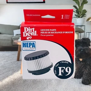 Filtro HEPA ORIGINAL DIRT DEVIL Tipo F9 para aspiradora de mano clásica parte 3DJ0360000 - Imagen 1 de 6