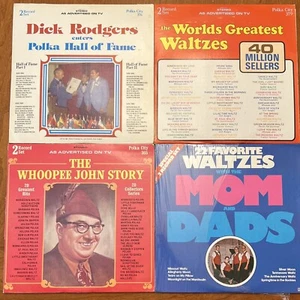 Vintage Polka & Waltz Hits - 4 Double Vinyl, LP, Compilation Lot -Make an offer! - Picture 1 of 6