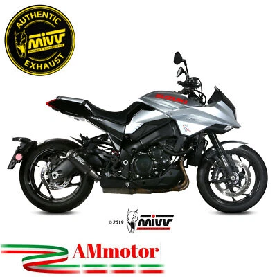 Mivv Suzuki Katana 1000 2023 Terminale Di Scarico Per Moto Marmitta Mk3 Carbonio - Immagine 1 di 3
