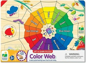 Lift & Learn Puzzle – Color Web – Educational Color Teaching Toddler Toys & Gif - Picture 1 of 3