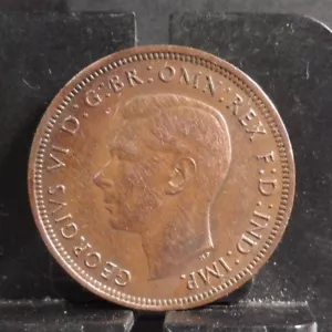 CIRCULATED 1941 1/2 PENNY UK COIN (012724)1 - Picture 1 of 2