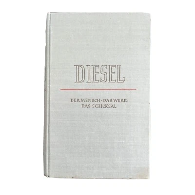 Diesel Dermensch Das Werk Das Schicksal (Hardcover 1939) Eugen Diesel German - Image 1 of 4