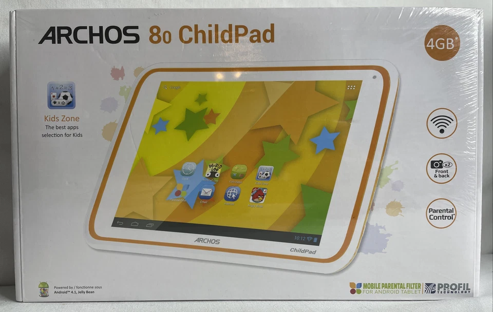 Archos 80 Childtab Kids Tablet 4 GB Kids Zone Apps Android 4.1 SEALED BRAND NEW - Image 1 of 4