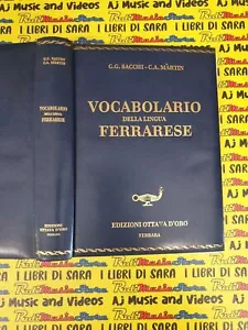 Book*Libro VOCABOLARIO della lingua FERRARESE Sacchi-Martin OTTAVA D'ORO (L61) - Bild 1 von 1