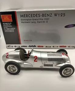 CMC 1/18 M-114 Mercedes Benz W125 Donnington GP 1937 Hermann Lang #2 - Foto 1 di 11