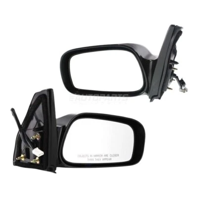 New Left & Right Side Power Mirror Primed Fits 2003-2008 Pontiac Vibe Wagon - Image 1 of 4