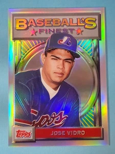 2001 Topps Finest Origins REFRACTOR Jose Vidro Montreal Expos #FO3 ⚾ - Picture 1 of 2