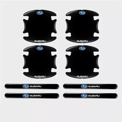 8 PIEZAS Manija de Puerta de Coche Negro Tazón Película Protector Tazón Accesorios para Borde para Subaru Foto 1 de 2