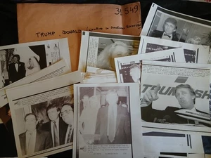 Premium Lot of AFP Press Photos - Donald Trump (1980s & 1990s)  - Picture 1 of 13