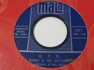 RONNY & THE DAYTONAS-G.T.O-MALA - Picture 1 of 2