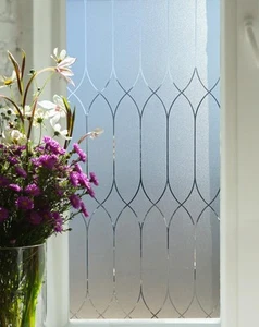 Privacy Window Film Decoration, Heat Control Window Tint for Home, Static Cli... - Picture 1 of 9