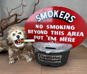 Sipco Smoker's Dunking Station Vintage Wandaufnahme & Schild - Bild 1 von 20