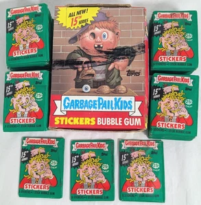 MUSTY 1988 Garbage Pail Kids Original Series 15 GPK 48 Wax Packs OS15 BOX AS-IS - Picture 1 of 9