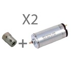 2x Motor+Coupling for Electric Doner Donner Kebab Cutter Slicer Meat Carver