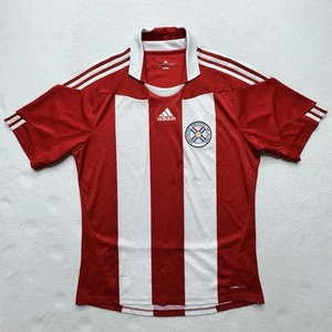 SIZE L PARAGUAY 2010-2011 HOME FOOTBALL SHIRT JERSEY - Picture 1 of 9