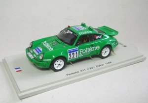Porsche 911 No.221 Rally Dakar 1988 1:43 Spark - IN Conf. Orig. Con Acrylhaube - Foto 1 di 1