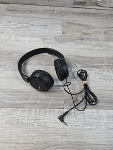 Sony MDR-ZX110 Stereo Monitor Over-Head Headphones Black MDRZX110 Tested - Picture 1 of 9