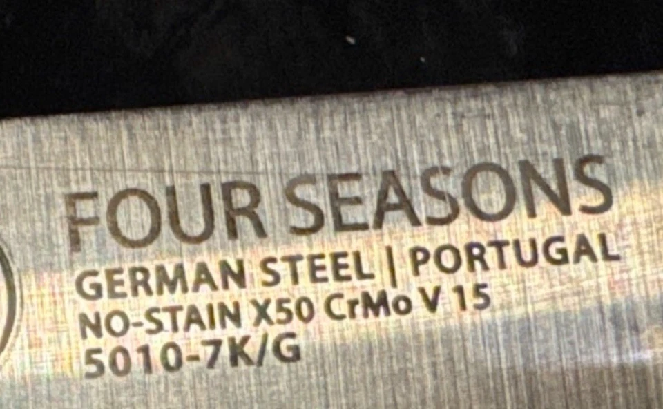 Hoja Messermeister Santoku 7" Hecha en Alemania Cuatro Estaciones Foto 1 de 4