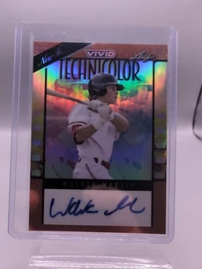 Walker Martin 2023 Leaf Vivid Technicolor Auto /3 Giants T-WM2 Baseball - Bild 1 von 2