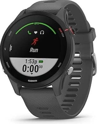 Garmin Forerunner 255 GPS Watch - Slate Gray/Black - Image 1 of 4