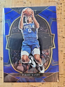 2022-23 Panini Tyrese Maxey BLUE #9 - Picture 1 of 2