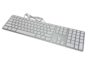 🔥 Genuine Apple A1243 Wired USB Keyboard for iMac Mac Mini Mac Pro w/Keypad - Picture 1 of 21